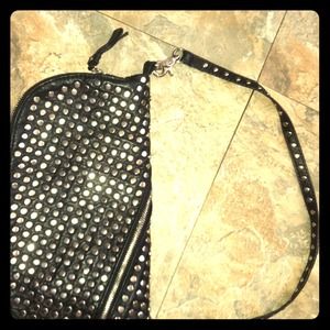 Charles david studded clutch or hobo