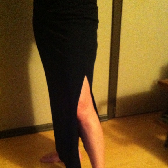 Reserved --- Long black skirt