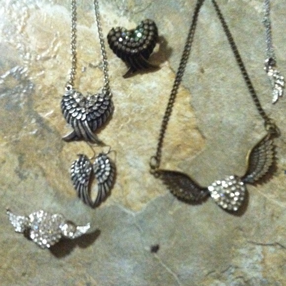 Lot of wing jewelry