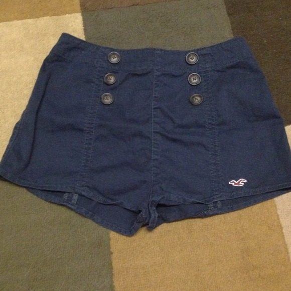 ❌SOLD!❌ Navy blue high waisted shorts.