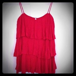 RESERVED @garmingirl Red top and skirt