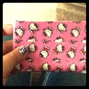 HandmAde hello kitty duct tape wallet
