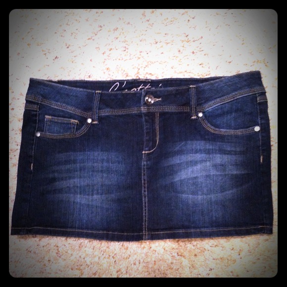 Blue jean skirt