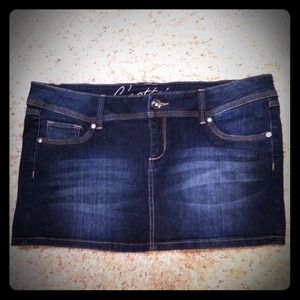Blue jean skirt