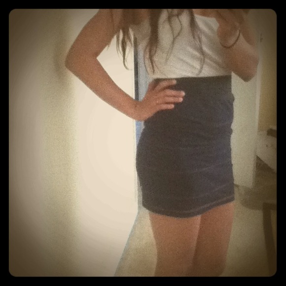 High Waisted Pencil Skirt