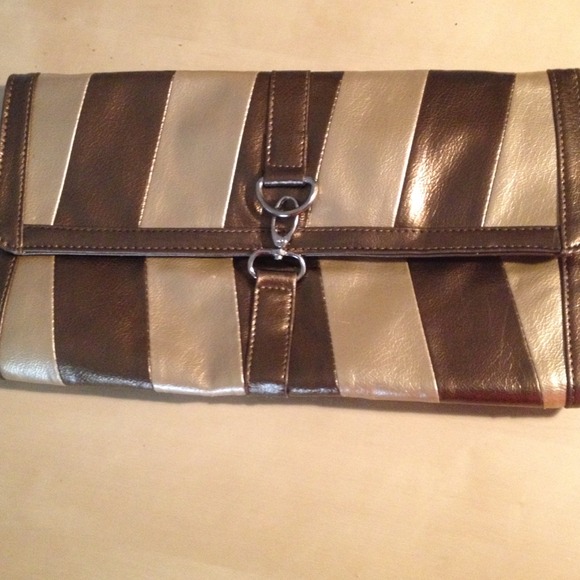 Bronze Oversized Clutch