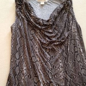 RESERVED Michael Kors Snakeskin Print Top