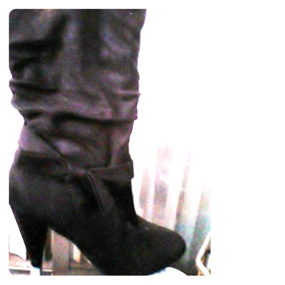 Boots - Suede mid-calf  boots