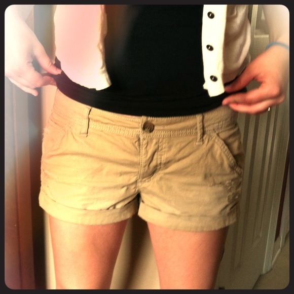Hollister Khaki Shorts