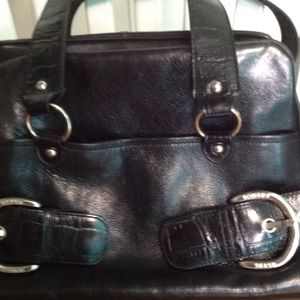 Leather handbag by Franco Sarto