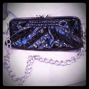 Black patent Leather Purse
