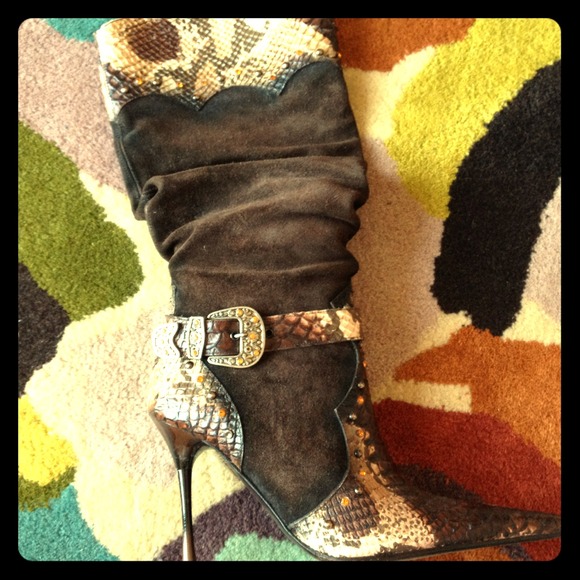Mid calf scrunch boot - Picture 1 of 1