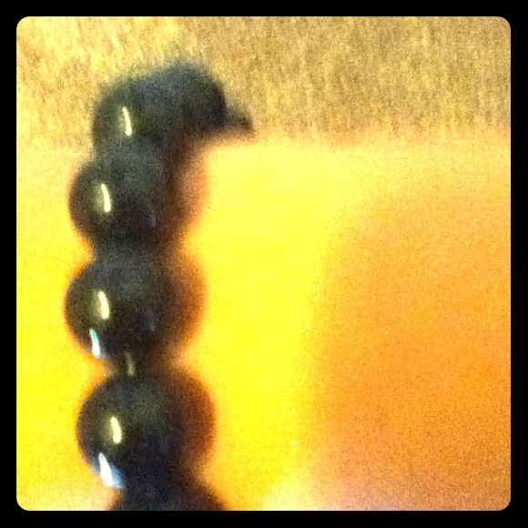 Black ball bracelet
