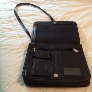 RESERVED BUNDLE ---small leather purse ,briefcase