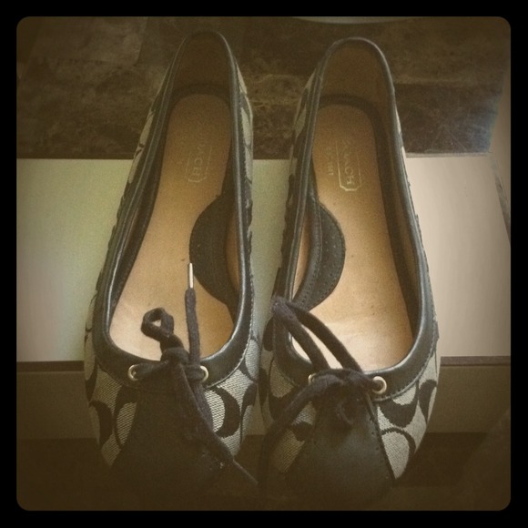 Coach Signature Ballet Shoe