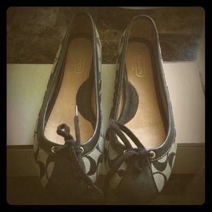 Coach Signature Ballet Shoe