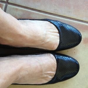 Black faux  snake skin