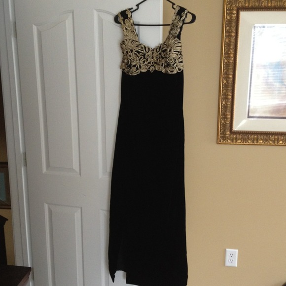Black evening dress