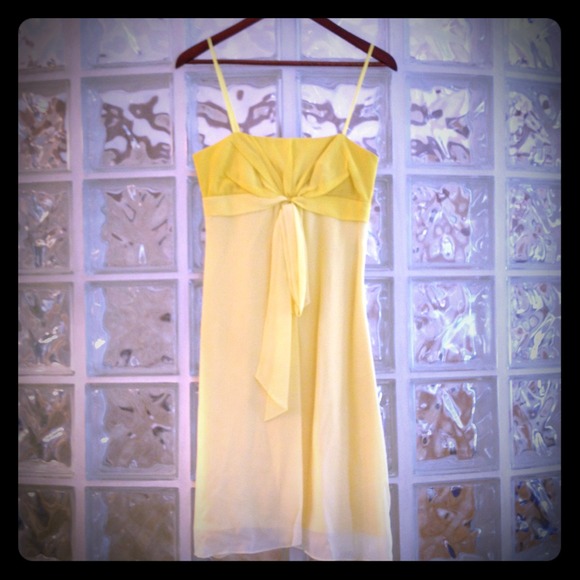 NWT BCBG Yellow Ombré dress