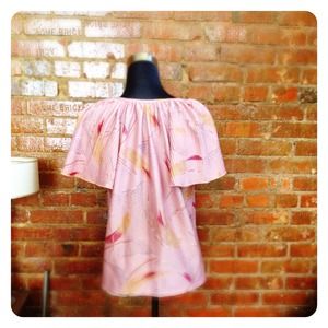 Tops - HALF OFF SALE | Vintage✨Pink BUTTERFLY Sleeve Top Tops - HALF OFF SALE | Vintage✨Pink BUTTERFLY Sleeve Top