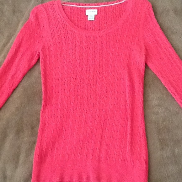 Motherhood maternity cable knit sweater.