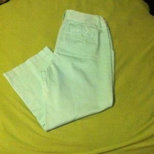Eggshell Blue Capris