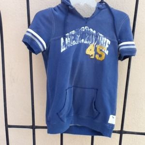 Abercrombie & Fitch Sweaters - A&F distressed s/s hoodie Abercrombie & Fitch Sweaters - A&F distressed s/s hoodie