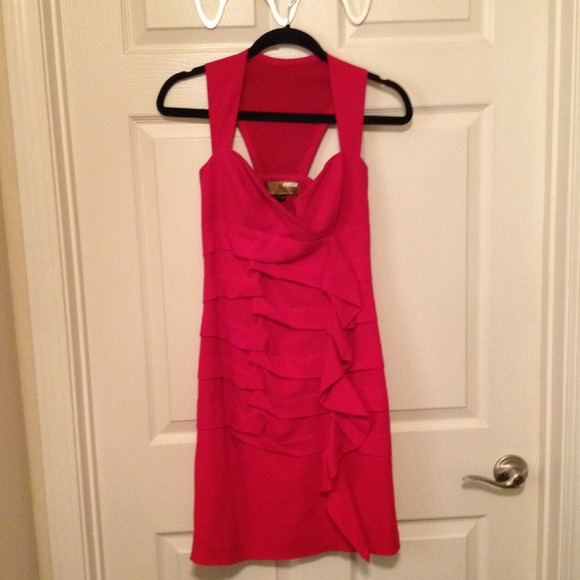 Nicole Miller Silk Ruched Sweetheart Dress - sz 6