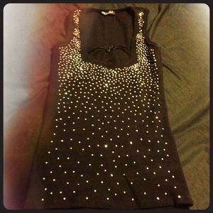 Adorable top! With lace and sparkle