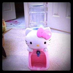 Hello kitty water dispenser.