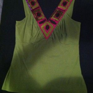 V-neck tank