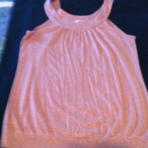Pink sparkly tank❤