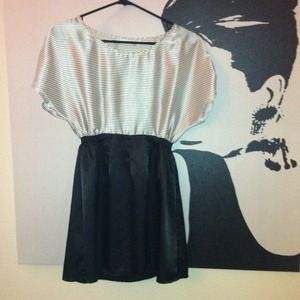 MINKPINK Dresses & Skirts - Black and white striped short dress MINKPINK Dresses & Skirts - Black and white striped short dress