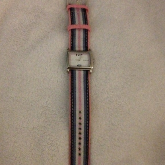 Striped watch