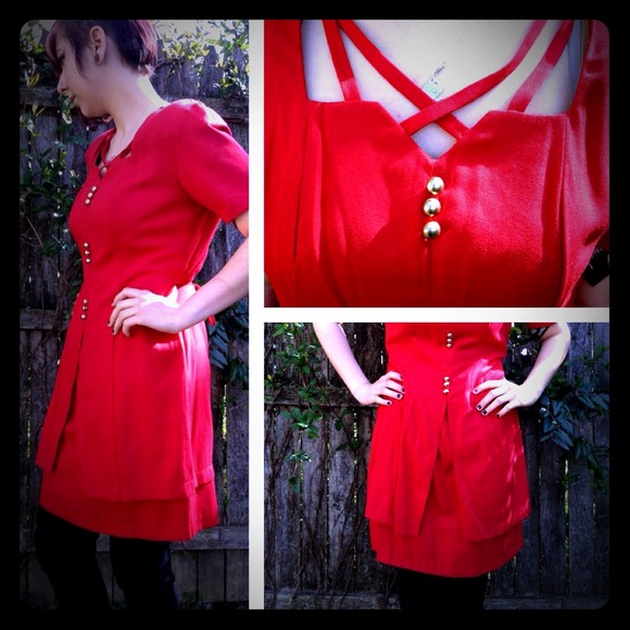 Vintage red dress