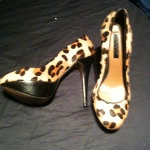 Leopard heels by Zara