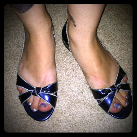 &RESERVED& Purple open toe flats!!bundle!!!