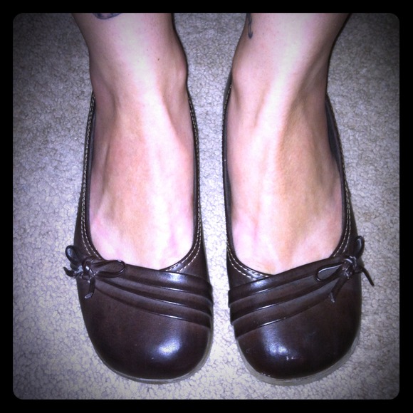 @reserved@kira Brown super comfy ballerina flats