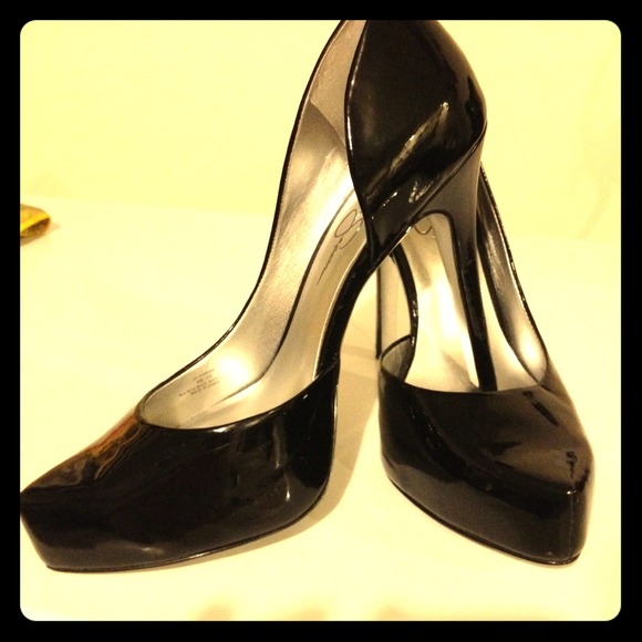 Jessica Simpson platform pumps 4" hel