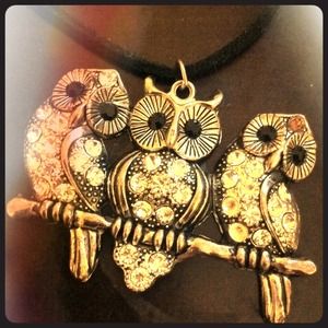 Long Owl Necklace