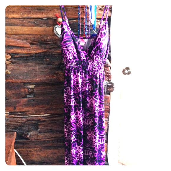 🔴sold🔴Zebra and leopard print sundress