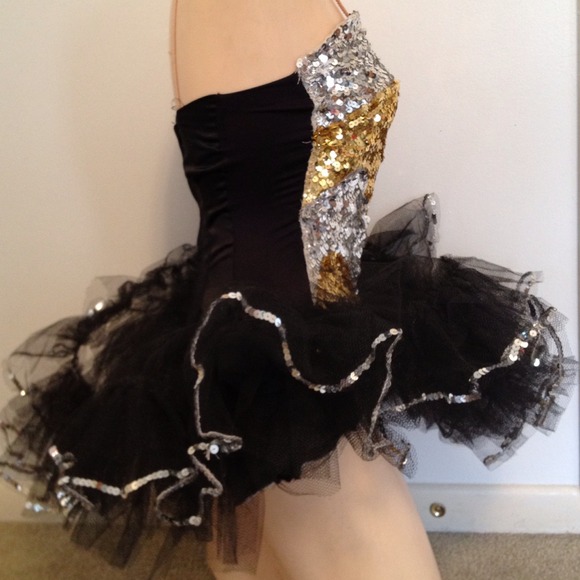 SOLD Vintage HALLOWEEN costume tutu, sequins - Picture 3 of 4