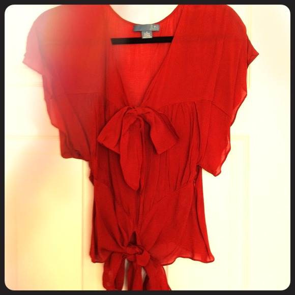 Anthropologie bow top