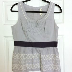 Anthropologie sleeveless top