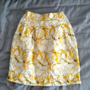 High-waisted mini skirt