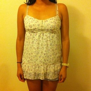 Spaghetti strap mini floral top