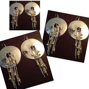 Unique silver earrings