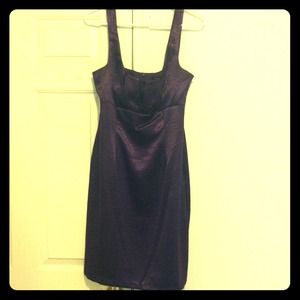 A shiny purple party dress!
