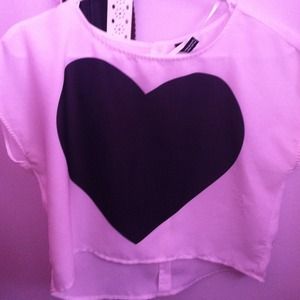RESERVED @charliejay Heart Top!