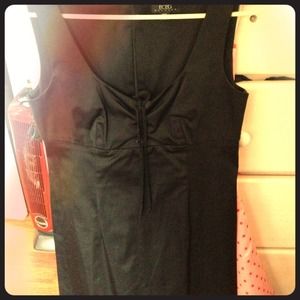 All black BCBG dress